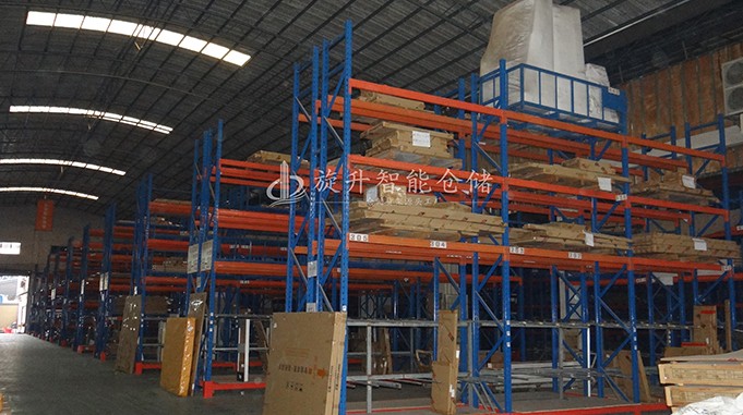 电商物流选择横梁式、阁楼式以及中型货架的缘由_旋升智能仓储-重型货架.JPG