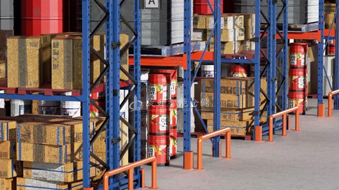 重型货架配防护栏的作用是什么？防护栏在仓储安全管理中的核心作用_旋升智能仓储.jpg